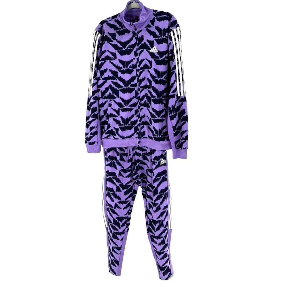 Adidas Tiro Suit Up Track Suit Women's Large Violet Fusion Activewear Athleisure - Picture 6 of 14